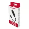 Hub multiporta Axagon HMA-CR3A em metal USB 3.2 Gen 1 com três portas USB e leitor de cartões
