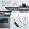 Hub Axagon HMC-6H4A USB 3.2 Gen 1, 4x USB-A, HDMI 4K/30Hz, PD 100W, cabo USB-C de 20 cm