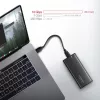 Caixa externa Axagon EEM2-SB2 USB-C 3.2 Gen 2 em metal para discos SSD M.2 NVMe e SATA. Sem parafusos