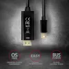Cabo adaptador Axagon RVDM-HI14C2 Mini DisplayPort para HDMI 4K 30Hz 1,8 m