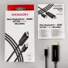 Cabo adaptador Axagon RVDM-HI14C2 Mini DisplayPort para HDMI 4K 30Hz 1,8 m