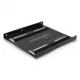 Moldura de montagem Axagon RHD-125B para 1x 2,5 polegadas em baía de 3,5 polegadas - metal preto