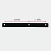 Moldura de montagem Axagon RHD-125B para 1x 2,5 polegadas em baía de 3,5 polegadas - metal preto