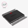 Suporte Axagon RHD-125S para 1x disco HDD/SSD de 2,5 polegadas em baía de 3,5 polegadas, metal, cinzento