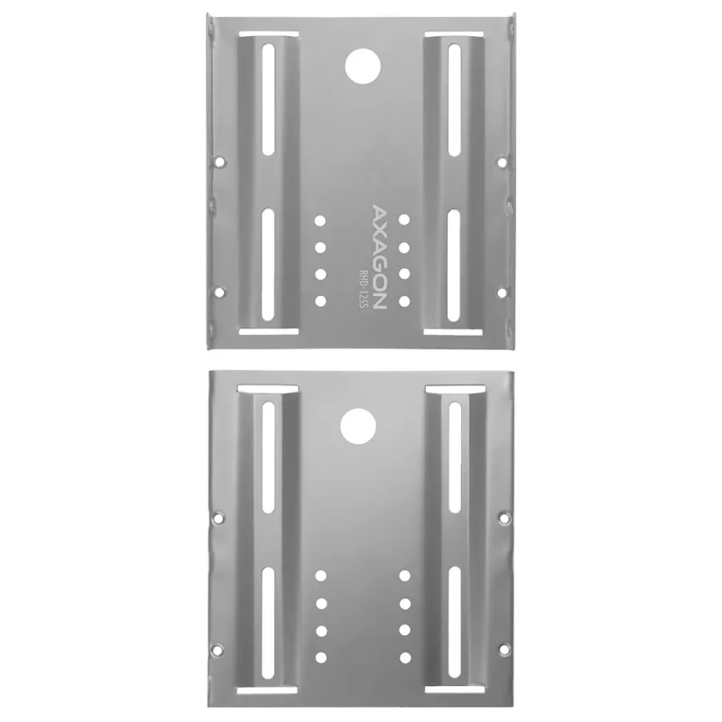 Suporte Axagon RHD-125S para 1x disco HDD/SSD de 2,5 polegadas em baía de 3,5 polegadas, metal, cinzento