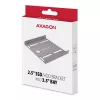 Suporte Axagon RHD-125S para 1x disco HDD/SSD de 2,5 polegadas em baía de 3,5 polegadas, metal, cinzento