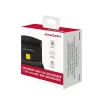 Leitor de cartões smartcard Axagon CRE-SM2 USB 2.0 preto, cabo de 1,3 m
