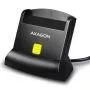 Leitor de cartões smartcard Axagon CRE-SM2 USB 2.0 preto, cabo de 1,3 m