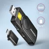 Leitor de cartões smartcard e SD/microSD/SIM PocketReader Axagon CRE-SMP2A USB para interior USB Type-A/USB Type-C preto