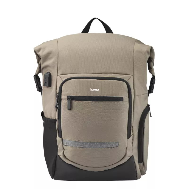 Mochila Hama Terra 39,6 cm (15,6 polegadas) bege, preto