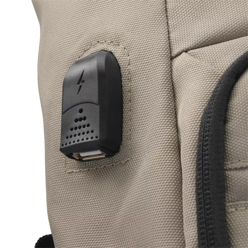 Mochila Hama Terra 39,6 cm (15,6 polegadas) bege, preto