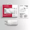 Carregador Axagon ACU-PQ30W QC3.0 30W USB-C branco
