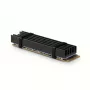 Dissipador passivo de alumínio Axagon CLR-M2L10 para todos os SSD M.2, tamanho 2280, 10 mm de altura.