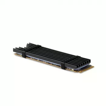 Dissipador passivo de alumínio Axagon CLR-M2L3 para todos os SSD M.2, tamanho 2280, altura 3 mm
