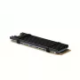 Dissipador passivo de alumínio Axagon CLR-M2L3 para todos os SSD M.2, tamanho 2280, altura 3 mm