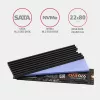 Dissipador passivo de alumínio Axagon CLR-M2L3 para todos os SSD M.2, tamanho 2280, altura 3 mm