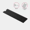 Dissipador passivo de alumínio Axagon CLR-M2L3 para todos os SSD M.2, tamanho 2280, altura 3 mm