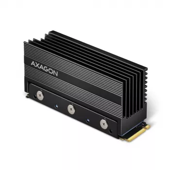 Dissipador passivo de alumínio Axagon CLR-M2XL para unidades SSD M.2 de um e dois lados, tamanho 2280, altura 36 mm