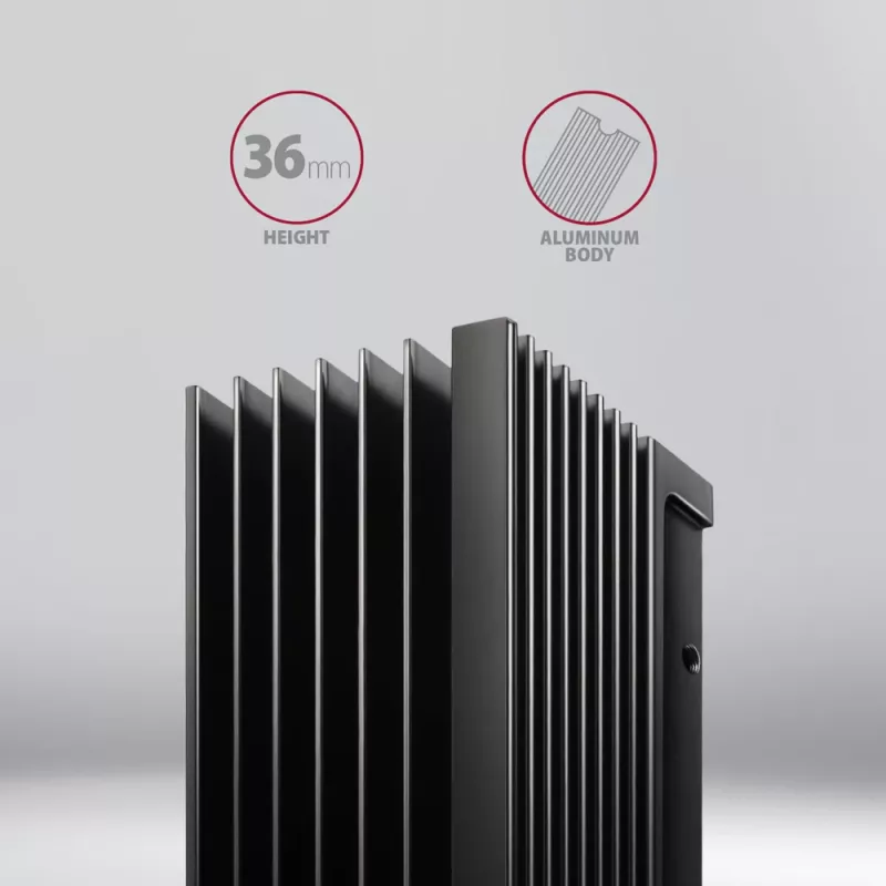 Dissipador passivo de alumínio Axagon CLR-M2XL para unidades SSD M.2 de um e dois lados, tamanho 2280, altura 36 mm