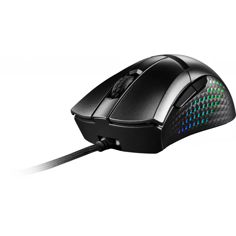 Rato MSI CLUTCH GM51 LIGHTWEIGHT WIRELESS Gaming destro RF + Bluetooth + USB Type-C ótico 26000 DPI