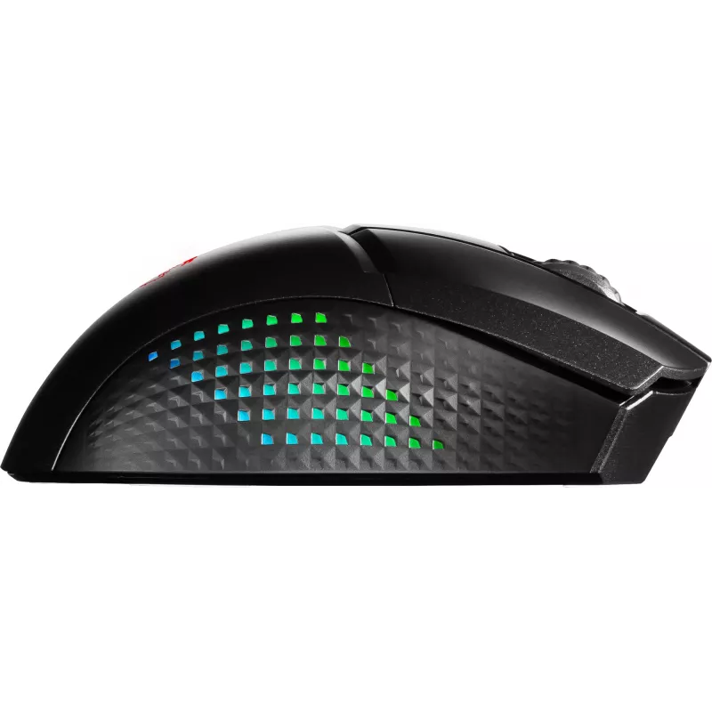 Rato MSI CLUTCH GM51 LIGHTWEIGHT WIRELESS Gaming destro RF + Bluetooth + USB Type-C ótico 26000 DPI
