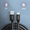 Cabo USB Axagon BUCM3-AM10AB USB 3.2 Gen 1 1 m USB C USB A preto