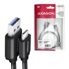 Cabo USB Axagon BUCM3-AM10AB USB 3.2 Gen 1 1 m USB C USB A preto