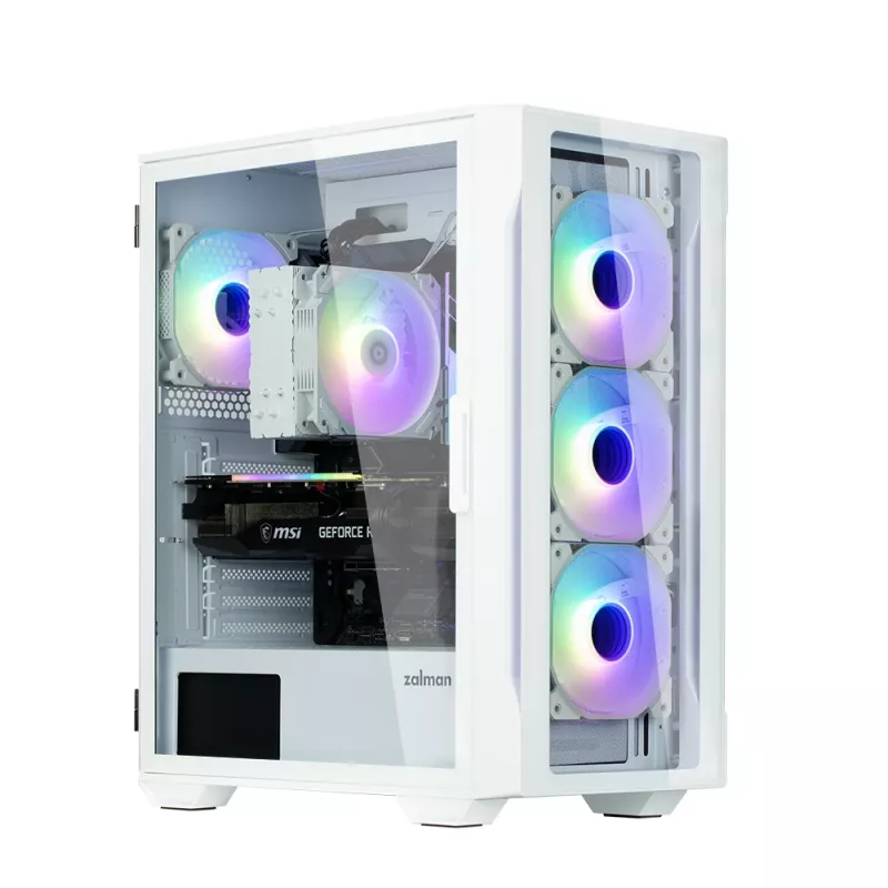 Caixa de computador Zalman I3 NEO TG WHITE Midi Tower