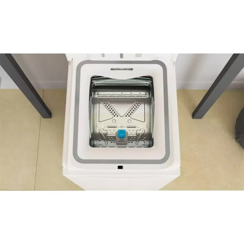 Whirlpool NTDLR 7220SS PL/N máquina de lavar roupa de carga superior, de instalação livre, 7 kg, 1200 rpm, classe energética E