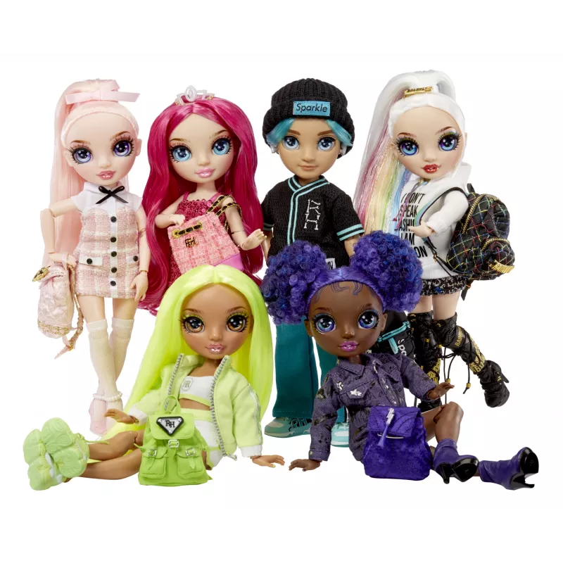 Boneca Rainbow High Junior High Series 2 - Krystal, boneca de moda, feminino, 6 anos, rapaz/rapariga, 230 mm, multicolor