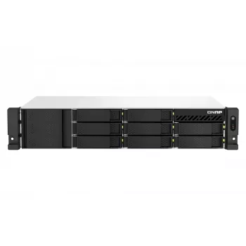 QNAP TS-864EU-8G NAS/servidor de armazenamento rack (2U) Intel® Celeron® 8 GB DDR4 0 TB QNAP Turbo System preto