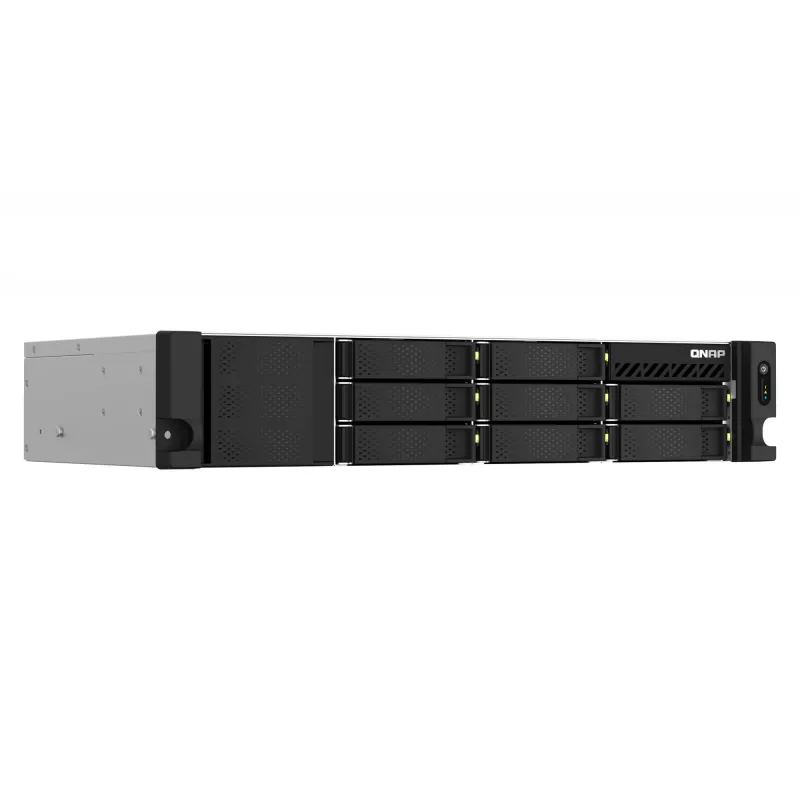 QNAP TS-864EU-8G NAS/servidor de armazenamento rack (2U) Intel® Celeron® 8 GB DDR4 0 TB QNAP Turbo System preto