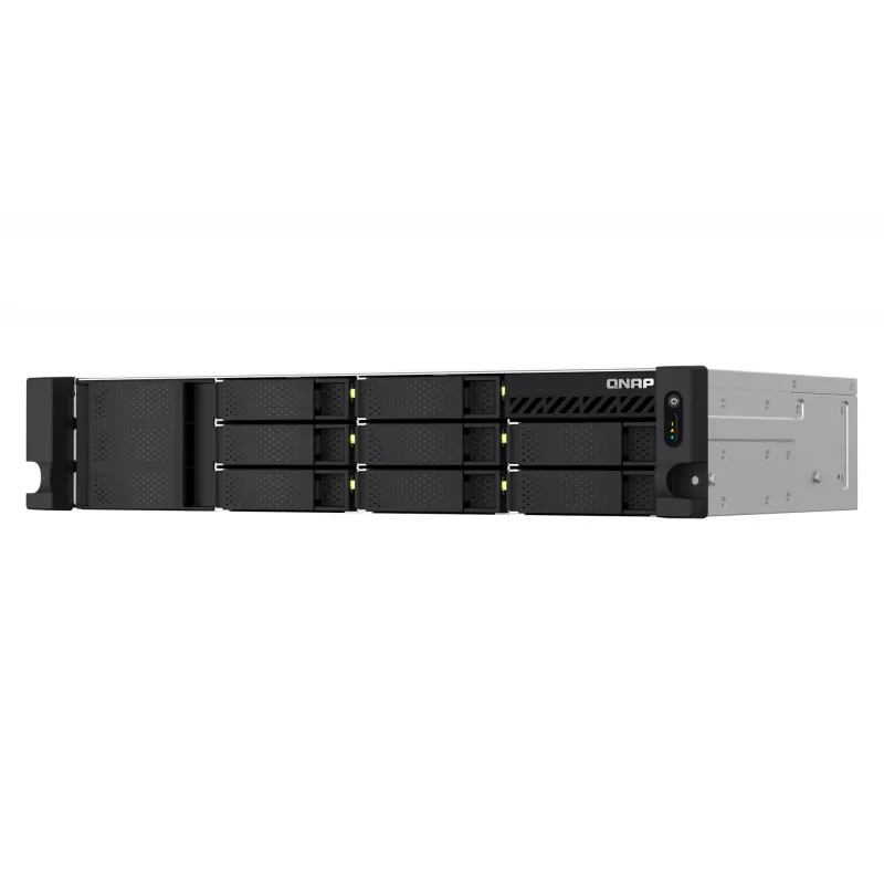QNAP TS-864EU-8G NAS/servidor de armazenamento rack (2U) Intel® Celeron® 8 GB DDR4 0 TB QNAP Turbo System preto