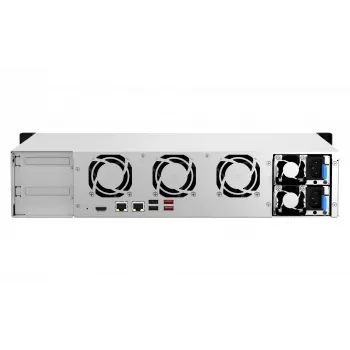 QNAP TS-864EU-RP-8G NAS/servidor de armazenamento rack (2U) Intel® Celeron® N5095 8 GB DDR4 0 TB QNAP Turbo System preto