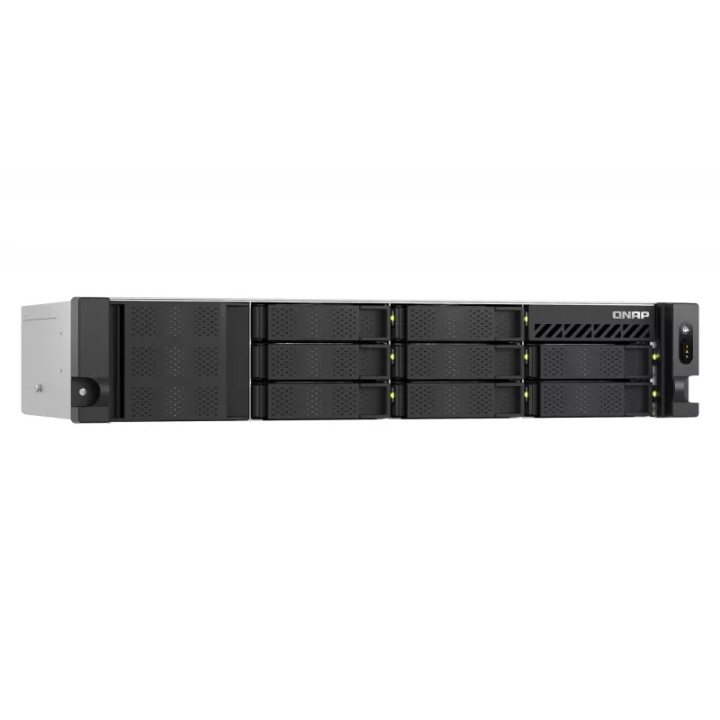 QNAP TS-855EU-RP NAS rack (2U) Intel Atom® C5125 8 GB DDR4 0 TB QuTS hero Black