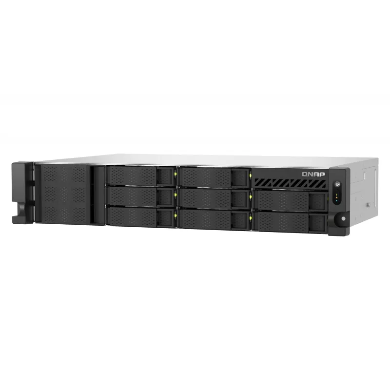 QNAP TS-855EU-RP NAS rack (2U) Intel Atom® C5125 8 GB DDR4 0 TB QuTS hero Black