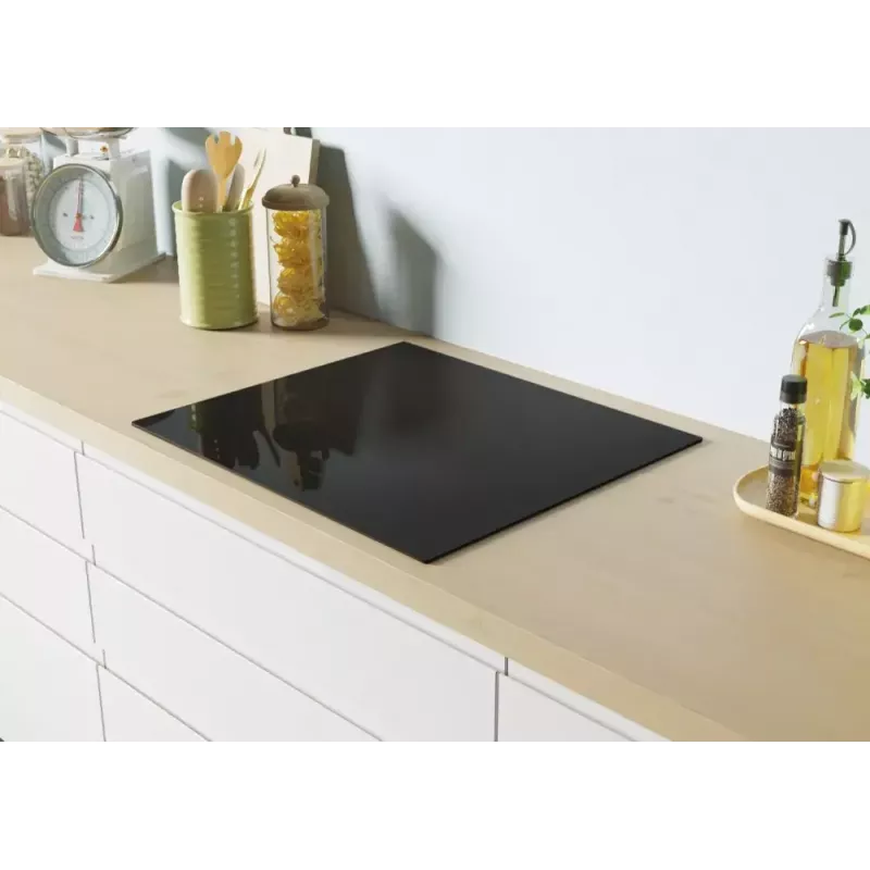 Placa de indução de encastrar Candy CTP6SC4/E1 preta 59 cm zona 4 zonas de cozedura com exaustor integrado