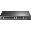 TP-Link Switch Desktop 8 portas 10/100Mbit/s + 3 portas Gigabit com 8 portas PoE+