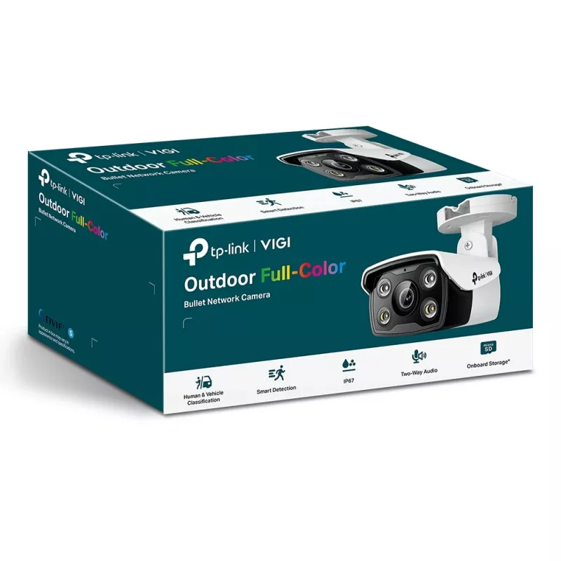 TP-Link VIGI C330(2.8mm) Câmara de vigilância IP Bullet exterior 2304 x 1296 píxeis Teto/parede/mastro