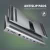 Docking station Axagon HMC-4KX3 Hub USB-C 5Gbps, 3x USB-A, 2x HDMI, DP, RJ-45, SD/microSD, Áudio, PD 100W, Cabo 40cm