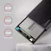 Caixa HDD/SSD Axagon EE25-GTR USB-C 3.2 Gen 2 Preto 2,5 polegadas