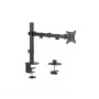 Suporte de monitor com grampo GEMBIRD MA-D1-01 para ecrãs 17–32 polegadas, VESA 75×75–100×100, até 9 kg, preto