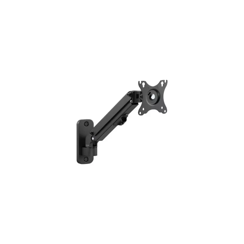 Suporte de parede para monitor Gembird MA-WA1-01 para ecrãs 17–27 polegadas, VESA 75x75 / 100x100, carga máx. 7 kg, preto
