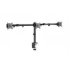 Gembird MA-D3-01 suporte de secretária ajustável para 3 monitores, 17–27 polegadas, até 7 kg