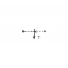 Gembird MA-D3-01 suporte de secretária ajustável para 3 monitores, 17–27 polegadas, até 7 kg