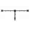Gembird MA-D3-01 suporte de secretária ajustável para 3 monitores, 17–27 polegadas, até 7 kg