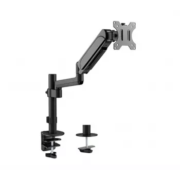 Suporte de monitor GEMBIRD MA-DA1P-01 — suporte de mesa de 1 braço para ecrãs 17–32 polegadas, VESA 75x75–100x100, carga máx. 9 kg, preto