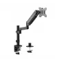 Suporte de monitor GEMBIRD MA-DA1P-01 — suporte de mesa de 1 braço para ecrãs 17–32 polegadas, VESA 75x75–100x100, carga máx. 9 kg, preto