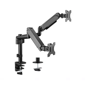 Suporte de mesa ajustável GEMBIRD para 2 monitores, 17–32 polegadas