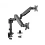 Suporte de mesa ajustável GEMBIRD para 2 monitores, 17–32 polegadas